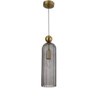 Light Prestige Piega lampe suspendue 1x40 W fumé-doré LP-939/1PSMOKED