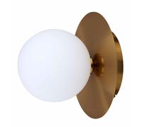 Light Prestige Roma applique murale 1x5 W blanc-doré LP-1345/1WGD