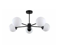 Light prestige Suspension Roma 5 lumières - Noir