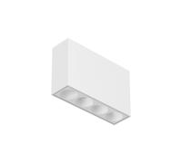 Light Shadow Surface Plafonnier 4 Spots Blanc