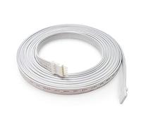 LIGHT SOLUTIONS Câble d'extension de 3 m pour éclairage Philips Hue Lightstrip V4, bande LED pour éclairage LED, extension de câble d'alimentation, couleur blanche (1 pièce)