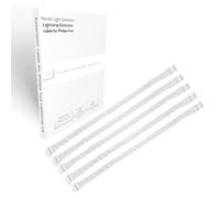 LIGHT SOLUTIONS Lot de 5 rallonges de 15 cm pour éclairage Philips Hue Lightstrip V4 & Solo Lightstrip - Bande LED - Éclairage LED - Rallonge de câble d'alimentation - Blanc