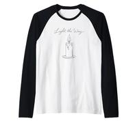 Light The Way Funny Candle Maker Chandler Soy Gift Manche Raglan