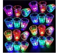 Light Up Shot Glasses Set Of 24 Party Favors Adults Shot Cups For Party Led Flash Drinking Glasses Glow In The Dark