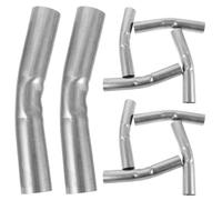 LIGHTAOTAO 10 Pièces Adaptateur en Acier Cintré pour Tunnel pour Salade Raccord de Serrage Robuste Tube Coudé en Acier Épais pour Applications de Serrage