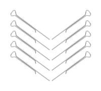 LIGHTAOTAO 10 Pièces Support de Mèche pour Bougie en Acier au Carbone, | Lot de Supports Argentés, Compact et Léger, Maintien Stable pour Fabrication de Bougies Maison