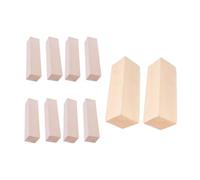LIGHTAOTAO 10 Planches de Bois Naturel pour Bricolage, Bois Bien Poli, Peinturables des Deux Côtés, pour t Décoration Maison, Lot de 10 Pièces