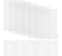 LIGHTAOTAO 11 Pièces Intercalaires Transparents Design Transparent Mat, pour Classeur à Onglets, Binder Diviseur, Pp, pour Classeurs A5, pour Classer et Organiser les Documents