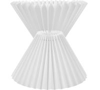 LIGHTAOTAO 2pièces Abat-jour Plissé pour Lampe de Table et Lampadaire Design Élégant Facile à Installer Lot de Blanc Accessoire Décoratif pour Éclairage Doux et Moderne