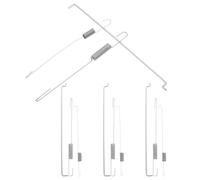 LIGHTAOTAO 4 Ensembles Ressort de Régulateur pour Générateur en Fer Argenté Ensemble de Tige Connectrice Ressorts de Retour de Commande pour Réparation Moteur et Travail Extérieur
