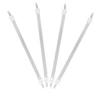 LIGHTAOTAO 4 Pièces Élément Chauffant de Radiateur D'appoint en Quartz et Céramique, Tige Chauffante Infrarouge de Remplacement, Blanc, Chauffage Rapide et Diffusion Uniforme, pour Salons