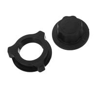 LIGHTAOTAO Accessoire Ventilateur en Plastique Noir 2pcs pour Ventilateurs de Table Sol, Écrou de Fixation pour Lame et Grille, Stabilité Améliorée Vacances