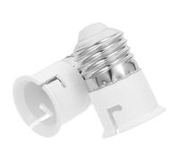 LIGHTAOTAO Adaptateur de Douille de Lampe E27 vers B22 Blanc en Pbt, Convertisseur D'ampoule Pratique pour Bureaux et Maisons, Pack de 2 Pièces pour Extension Facile