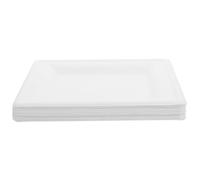 LIGHTAOTAO Assiettes Jetables Carrées en Papier Blanc Pratiques et Faciles à Transporter Lot de 25 product-phrase-separator Design Élégant pour Pique-niques et Rassemblements Extérieurs