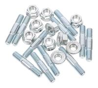 LIGHTAOTAO Boulon pour Tronçonneuse Pte Guide M8 en Fer, 10 Sets, pour Entretien de Tronçonneuse, Remplacement Universel