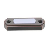 LIGHTAOTAO Bouton Poussoir Filaire pour Porte en Alliage de Zinc Marron Montage Mural et Retour Tactile, pour Entrées de Maison ou Couloirs de Bureau