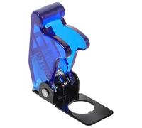 LIGHTAOTAO Capuchon Rabattable pour Interrupteur de Sécurité en Plastique Bleu, Diamètre de Trou 12mm, Protection Étanche et Anti-poussière pour Usage Industriel et Domestique