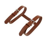 LIGHTAOTAO Ceinture de Reliure de Couverture Fixation Pratique et Couverture de Pique-niques en Cuir PU Marron Sangle de Transport Ajustable pour Camping pour Tapis de Yoga
