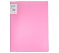 LIGHTAOTAO Classeur de Présentation Rose A3 Pochettes en Plastique PP Flexibles et Coins Arrondis pour Rangement D'œuvres d'art et Journaux