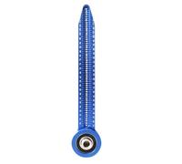 LIGHTAOTAO Compas Circulaire en Alliage D'aluminium Bleu, Règle à Trous pour Travail Bois, Traceur Rond Portable Mini, Outil de Traçage Précis pour Menuiserie et Dessin Technique
