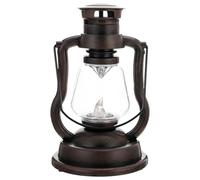 LIGHTAOTAO Lampe Décorative Rétro en Abs Couleur Café sans Batterie pour Jardin et Fête, Lampe Portative Créative Style Vintage Simple et Naturelle