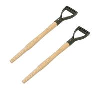 LIGHTAOTAO Manches de Pelle Ergonomiques en Bois et Plastique 2pcs, Poignées Antidérapantes pour Remplacement de Bêche, Adaptées pour Jardinage et Travaux Extérieurs