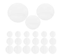 LIGHTAOTAO Organisateur de rangement pour badges ronds en PVC, 60 pièces, avec protection contre chutes pour épingle et badge