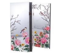 LIGHTAOTAO Petite Cloison Pliante en Acrylique Style Chinois Traditionnel, Écran Pliant Miniature Décoratif pour Bureau et Espace Professionnel, Design Élégant et Gain de Place