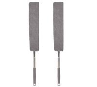 LIGHTAOTAO Plumeau Flexible en Fibres Synthétiques Nettoyage, Dépoussiéreur Télescopique avec Manche Ergonomique en Acier Inoxydable, pour Ventilateur de Plafond et Meubles