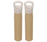 LIGHTAOTAO Poignées de Rechange pour Balai et Vadrouille en Plastique Khaki, Design Ergonomique, Lot de 2 Nettoyage Domestique Facile
