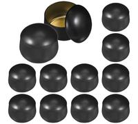 LIGHTAOTAO Pot à Bougie DIY Carré 8oz en Fer Blanc Noir Lot de 12 | Fabrication Artisanale, Format 8 Oz, Boîte Carrée Noire, Lot de 12 Pièces