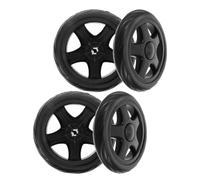 LIGHTAOTAO Roues Pivotantes Remplacement Facile et Installation Rapide en Plastique Lot de 4 Roues Robustes pour Chariot Courses de Supermarché pour Chariot à Roulettes