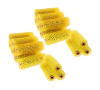 LIGHTAOTAO Rouleau à Peinture Éponge Jaune 40pcs pour Murs Extérieurs, Effet Texturé Distinctif, pour Grands Projets de Peinture Murale Extérieure
