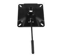 LIGHTAOTAO Socle Stable en Fer Noir pour Fauteuil de Barbier Design Ergonomique et Base Pivotante Moderne, Accessoire pour Chaise de Bureau