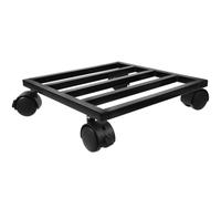 LIGHTAOTAO Support à Plantes en Fer 30 CM avec roulettes Mobiles Base Carrée Stable pour Pots Lourds Support Roulant pour Jardin et Salon