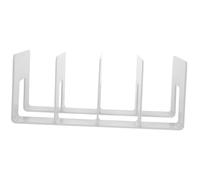 LIGHTAOTAO Support de Livre en Plastique Blanc Organiseur de Livres pour Bureau et Rangement Cahier Scolaire pour décoration de Bureau et Records