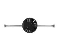 LIGHTAOTAO Support de Plafond Rond Capacité Jusqu'à 55 Lbs en Alliage D'aluminium Réglable Charge Lourde pour Boîte Électrique pour Luminaires et Ventilateurs de Plafond