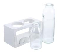 LIGHTAOTAO Vase Hydroponique en Verre avec Support en Bois, Jardinière Décorative pour Plantes D'intérieur, Ornement de Bureau Élégant et Simple pour Maison
