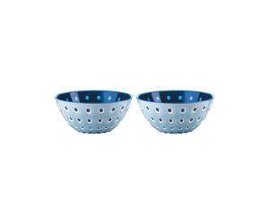 LightBlue White blue LOT 2 BOLS ⌀12CM "LE MURRINE"