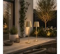 Lightbox Lot de 2 lampes de table LED pour intérieur & extérieur | 37 cm / | lot de 2 lampes de table LED d'extérieur, 37 cm, 310lm, variateur tactile,