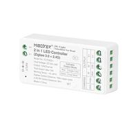 LIGHTEU®, Milight Miboxer Zigbee3.0 et 2,4 GHz Contrôleur de bande LED 2 en 1 12 V/24 V compatible avec télécommande Zigbee 2,4 GHz APP/Commande vocale, FUT035Z+