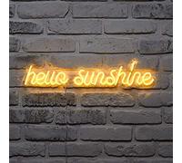 Lights4fun Enseigne Lumineuse Effet Néon Hello Sunshine