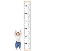 Lightweight Kids Height Chart, Decorative Growth Tracker, Removable Reusable Canvas Wall Chart with Lanyard for Baby Room, Nursery, Playroom, Home Decor, 160g, Multicolor