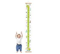 Lightweight Kids Height Chart, Decorative Growth Tracker, Removable Reusable Canvas Wall Chart with Lanyard for Baby Room, Nursery, Playroom, Home Decor, 160g, Multicolor