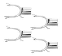 LIGIGWASH Dispositif de Support de béquille d'arbre, entraîneurs de Branches d'arbres, Support d'arbre en Forme de U, 4pcs, Alliage d'aluminium, 0.9'' Inner Dia, pour Arbres fruitiers et