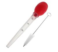 LIGIGWASH Pipette à Dinde en Silicone Nettoyage Pratique avec Brosse de Nettoyage, Extraction D'huile pour Cuisson et Marinade de Viandes