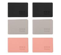 LIGIGWASH Porte-Documents Compact 6pcs en PU à 6 Emplacements