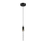 LIGKIN Lustre LED 5W Créatif Suspension Luminaire Moderne, Longue Plafonnier en Cristal Lampe Suspendue pour Salon Restaurant Escalier, Lumière Chaude