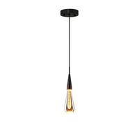 LIGKIN Lustre LED 5W Créatif Suspension Luminaire Moderne, Longue Plafonnier en Cristal Lampe Suspendue pour Salon Restaurant Escalier, Lumière Chaude
