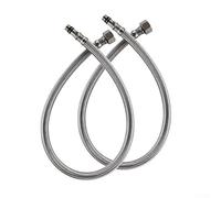 Ligne d'alimentation de plomberie en acier inoxydable compatible avec les robinets et systèmes d'eau standard Longueur 1,5 m (2,5 mètres)